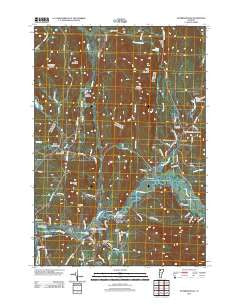 Jeffersonville Vermont Historical topographic map, 1:24000 scale, 7.5 X 7.5 Minute, Year 2012