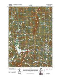 Joes Pond Vermont Historical topographic map, 1:24000 scale, 7.5 X 7.5 Minute, Year 2012