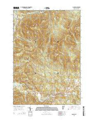Johnson Vermont Current topographic map, 1:24000 scale, 7.5 X 7.5 Minute, Year 2015