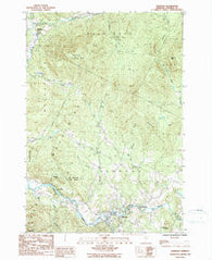 Johnson Vermont Historical topographic map, 1:24000 scale, 7.5 X 7.5 Minute, Year 1986