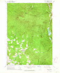 Killington Peak Vermont Historical topographic map, 1:24000 scale, 7.5 X 7.5 Minute, Year 1961