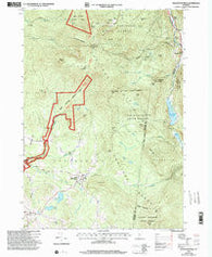 Killington Peak Vermont Historical topographic map, 1:24000 scale, 7.5 X 7.5 Minute, Year 1997
