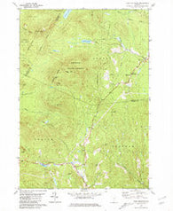 Knox Mountain Vermont Historical topographic map, 1:24000 scale, 7.5 X 7.5 Minute, Year 1981