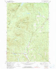 Knox Mountain Vermont Historical topographic map, 1:24000 scale, 7.5 X 7.5 Minute, Year 1981
