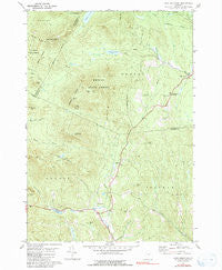 Knox Mountain Vermont Historical topographic map, 1:24000 scale, 7.5 X 7.5 Minute, Year 1981