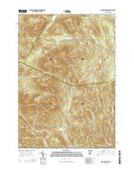 Knox Mountain Vermont Current topographic map, 1:24000 scale, 7.5 X 7.5 Minute, Year 2015
