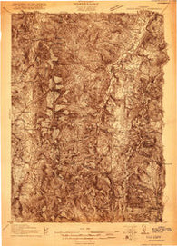 Lincoln Mountain Vermont Historical topographic map, 1:48000 scale, 15 X 15 Minute, Year 1920