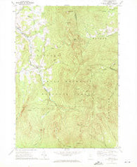 Lincoln Vermont Historical topographic map, 1:24000 scale, 7.5 X 7.5 Minute, Year 1970