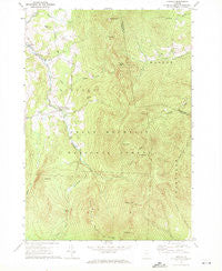 Lincoln Vermont Historical topographic map, 1:24000 scale, 7.5 X 7.5 Minute, Year 1970