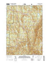 Londonderry Vermont Current topographic map, 1:24000 scale, 7.5 X 7.5 Minute, Year 2015