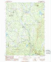 Londonderry Vermont Historical topographic map, 1:24000 scale, 7.5 X 7.5 Minute, Year 1986