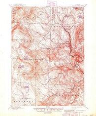 Londonderry Vermont Historical topographic map, 1:62500 scale, 15 X 15 Minute, Year 1899