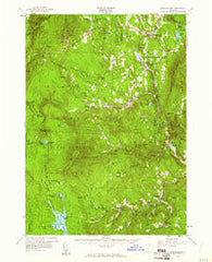 Londonderry Vermont Historical topographic map, 1:62500 scale, 15 X 15 Minute, Year 1957
