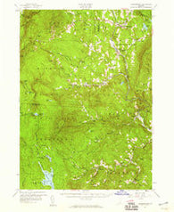 Londonderry Vermont Historical topographic map, 1:62500 scale, 15 X 15 Minute, Year 1957