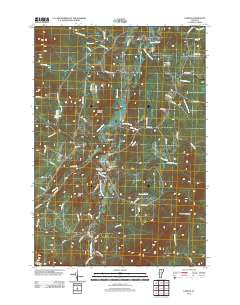 Lowell Vermont Historical topographic map, 1:24000 scale, 7.5 X 7.5 Minute, Year 2012