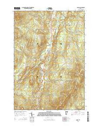 Lowell Vermont Current topographic map, 1:24000 scale, 7.5 X 7.5 Minute, Year 2015