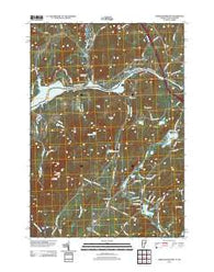 Lower Waterford Vermont Historical topographic map, 1:24000 scale, 7.5 X 7.5 Minute, Year 2012