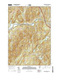 Lower Waterford Vermont Current topographic map, 1:24000 scale, 7.5 X 7.5 Minute, Year 2015