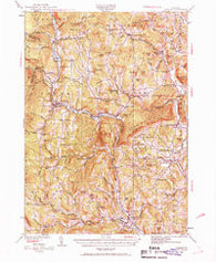 Ludlow Vermont Historical topographic map, 1:62500 scale, 15 X 15 Minute, Year 1929