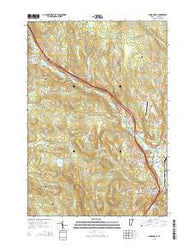 Lyndonville Vermont Current topographic map, 1:24000 scale, 7.5 X 7.5 Minute, Year 2015