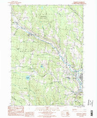 Lyndonville Vermont Historical topographic map, 1:24000 scale, 7.5 X 7.5 Minute, Year 1986