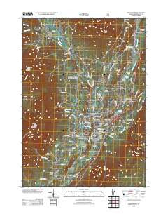 Manchester Vermont Historical topographic map, 1:24000 scale, 7.5 X 7.5 Minute, Year 2012