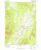 Manchester Vermont Historical topographic map, 1:24000 scale, 7.5 X 7.5 Minute, Year 1968