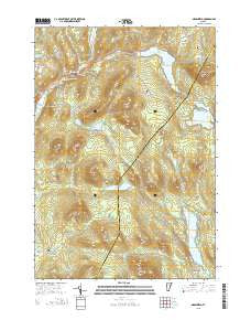 Marshfield Vermont Current topographic map, 1:24000 scale, 7.5 X 7.5 Minute, Year 2015