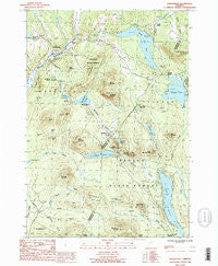 Marshfield Vermont Historical topographic map, 1:24000 scale, 7.5 X 7.5 Minute, Year 1986