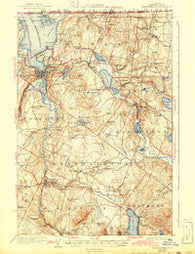 Memphremagog Vermont Historical topographic map, 1:62500 scale, 15 X 15 Minute, Year 1925
