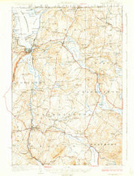 Memphremagog Vermont Historical topographic map, 1:62500 scale, 15 X 15 Minute, Year 1925