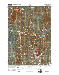 Middlebury Vermont Historical topographic map, 1:24000 scale, 7.5 X 7.5 Minute, Year 2012