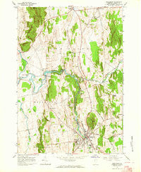 Middlebury Vermont Historical topographic map, 1:24000 scale, 7.5 X 7.5 Minute, Year 1963