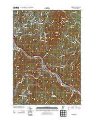 Middlesex Vermont Historical topographic map, 1:24000 scale, 7.5 X 7.5 Minute, Year 2012