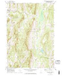 Middletown Springs Vermont Historical topographic map, 1:24000 scale, 7.5 X 7.5 Minute, Year 1967