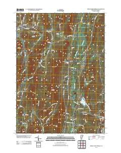 Middletown Springs Vermont Historical topographic map, 1:24000 scale, 7.5 X 7.5 Minute, Year 2012
