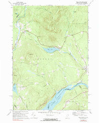 Miles Pond Vermont Historical topographic map, 1:24000 scale, 7.5 X 7.5 Minute, Year 1968