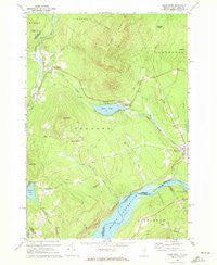 Miles Pond Vermont Historical topographic map, 1:24000 scale, 7.5 X 7.5 Minute, Year 1967