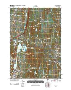Milton Vermont Historical topographic map, 1:24000 scale, 7.5 X 7.5 Minute, Year 2012