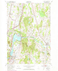 Milton Vermont Historical topographic map, 1:24000 scale, 7.5 X 7.5 Minute, Year 1948