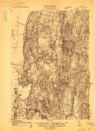 Milton Vermont Historical topographic map, 1:48000 scale, 15 X 15 Minute, Year 1913