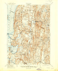 Milton Vermont Historical topographic map, 1:62500 scale, 15 X 15 Minute, Year 1915