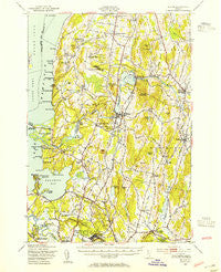 Milton Vermont Historical topographic map, 1:62500 scale, 15 X 15 Minute, Year 1948