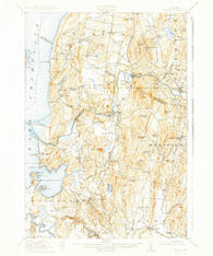 Milton Vermont Historical topographic map, 1:62500 scale, 15 X 15 Minute, Year 1915