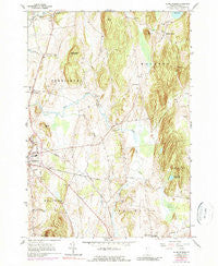 Monkton Boro Vermont Historical topographic map, 1:24000 scale, 7.5 X 7.5 Minute, Year 1963