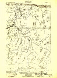 Montgomery Vermont Historical topographic map, 1:62500 scale, 15 X 15 Minute, Year 1919