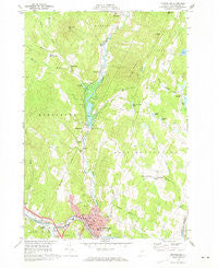 Montpelier Vermont Historical topographic map, 1:24000 scale, 7.5 X 7.5 Minute, Year 1968