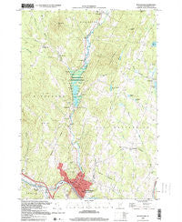 Montpelier Vermont Historical topographic map, 1:24000 scale, 7.5 X 7.5 Minute, Year 1999