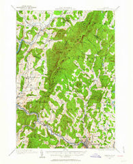 Montpelier Vermont Historical topographic map, 1:62500 scale, 15 X 15 Minute, Year 1919