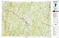 Montpelier Vermont Historical topographic map, 1:100000 scale, 30 X 60 Minute, Year 1988